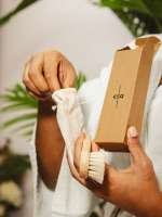 %100 Doğal At Kılı Yüz/Saç Bakım Fırçası