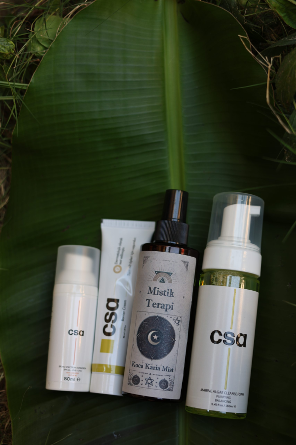 Mistik Saç Terapi & CSA | Mist Sprey + Barrier Cream + Marine Algae Cleanse Foam + Bitkisel Işık Bariyeri Güneş Kremi 4lü Setel Işık Bariyeri Güneş Kremi 4'lü Set