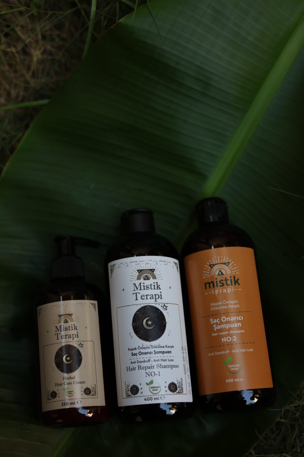 Mistik Terapi 3’lü Set |Mistik Terapi No:1+Mistik Terapi No:2+Mistik Terapi-Bitkisel Saç Bakım Kremi